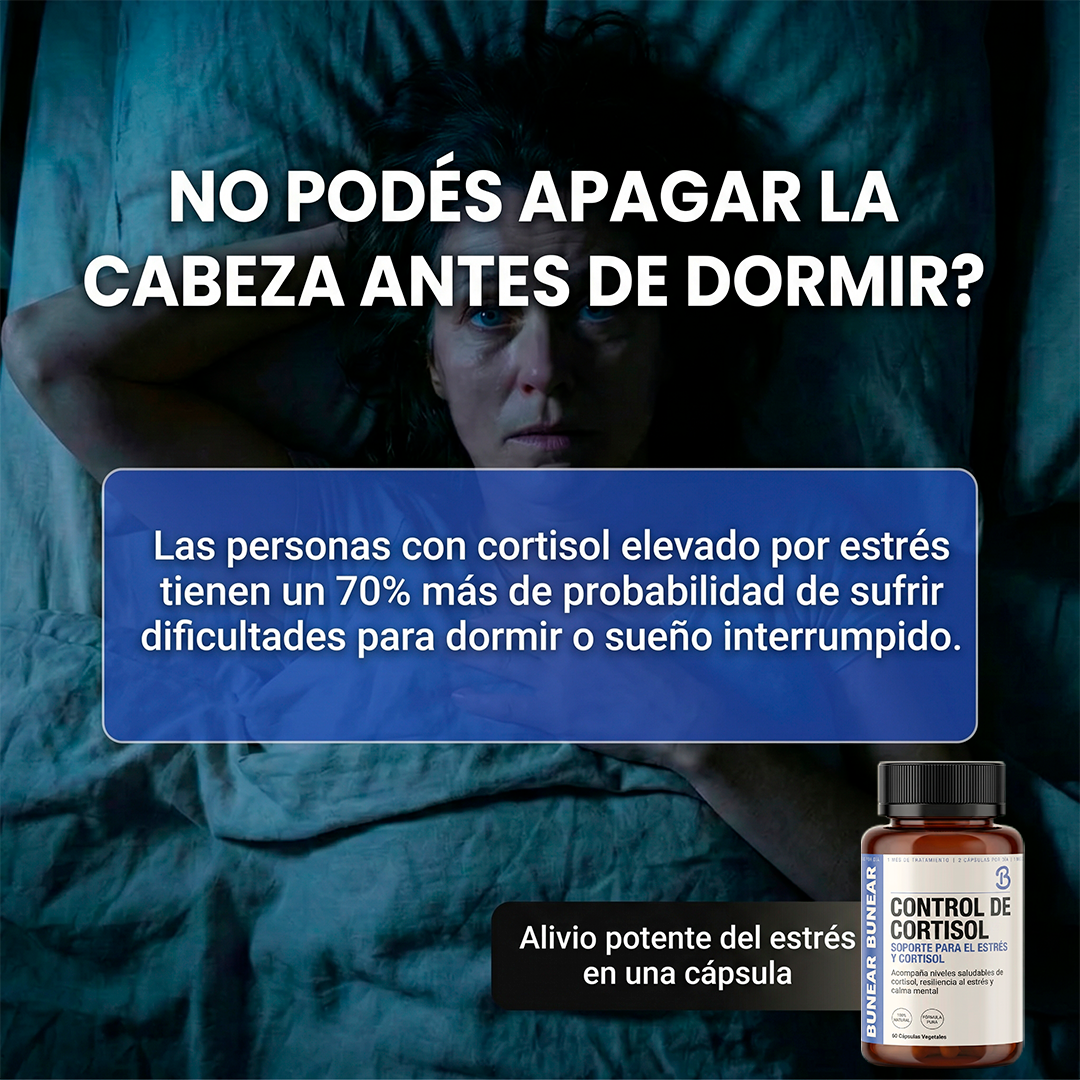 BUNEAR CONTROL DE CORTISOL — SOPORTE PARA EL ESTRÉS Y CORTISOL