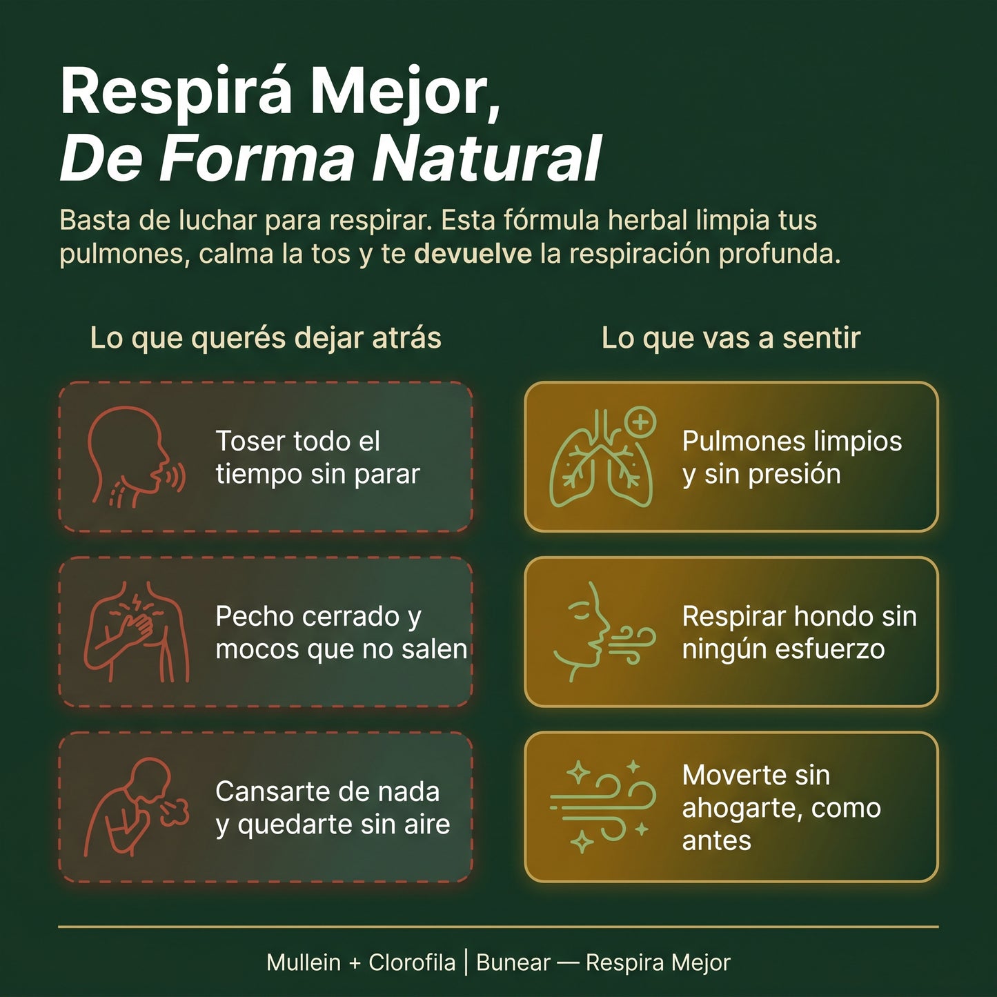 Bunear Respira Mejor — Mullein + Clorofila 60ml