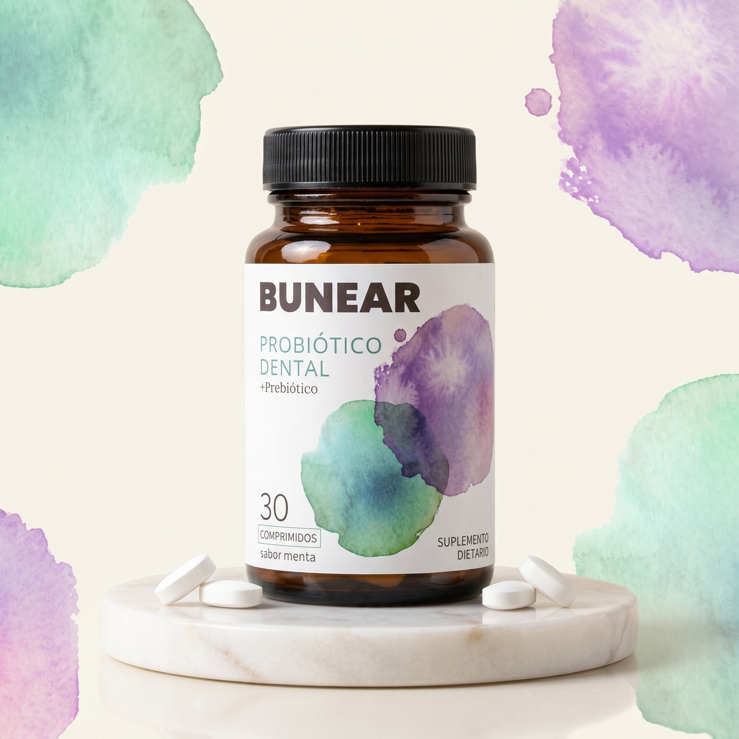 Bunear Probiótico Dental + Prebiótico — Sabor Menta