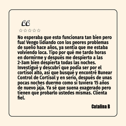 BUNEAR CONTROL DE CORTISOL — SOPORTE PARA EL ESTRÉS Y CORTISOL