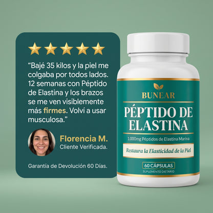 BUNEAR PÉPTIDO DE ELASTINA — FIRMEZA Y ELASTICIDAD DE LA PIEL